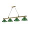 Z-Lite Cordon 4 Light Billiard, Rubbed Brass & Green 2306-4RB-ARG - alternate 2